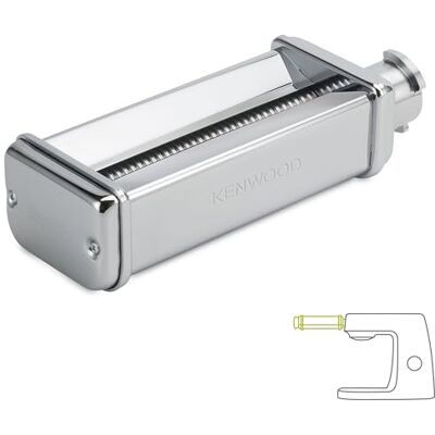 Kenwood KAX981ME Nástavec na krájení těstovin Fettuccine, příslušenství pro kuchyňské roboty, stříbrný Kenwood KAX981ME Nástavec na krájení těstovin Fettuccine, příslušenství pro kuchyňské roboty, stříbrný