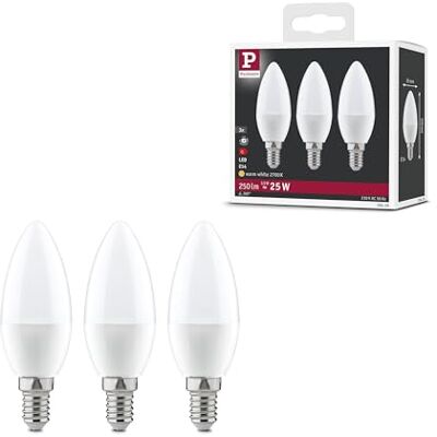 Paulmann 28426 LED žárovka svíčka 3dílná sada 4 W E14 230 V teplá bílá žárovka Paulmann 28426 LED žárovka svíčka 3dílná sada 4 W E14 230 V teplá bílá žárovka