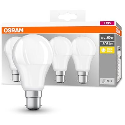 Osram LED žárovka Base Classic A od , ve tvaru pístu s paticí E27, není stmívatelná. Osram LED žárovka Base Classic A od , ve tvaru pístu s paticí E27, není stmívatelná.
