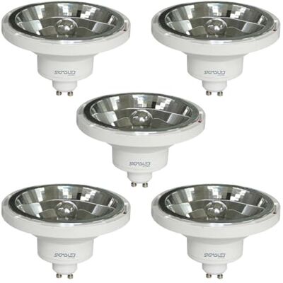 Sigmaled lighting , LED-Spot AR111 GU10, 14 W (odpovídá 120 W halogenu), 230 V AC, neutrální bílá 4000 K, 1050 lumenů, AR111 LED žárovka, balení 5 ks Sigmaled lighting , LED-Spot AR111 GU10, 14 W (odpovídá 120 W halogenu), 230 V AC, neutrální bílá 4000 K, 1050 lumenů, AR111 LED žárovka, balení 5 ks