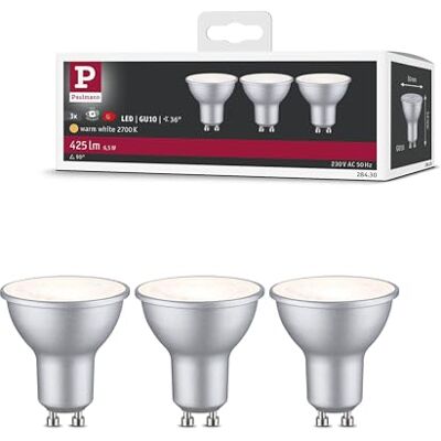 Paulmann 28430 LED lampa reflektor 3x6,5W GU10 230V teplá bílá žárovka Paulmann 28430 LED lampa reflektor 3x6,5W GU10 230V teplá bílá žárovka
