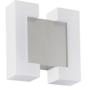 Eglo Venkovní nástěnná LED lampa Sitia, 2 žárovky venkovní svítidlo, nástěnné svítidlo z pozinkované oceli a plastu, barva: nikl matný, bílá, IP44 Eglo Venkovní nástěnná LED lampa Sitia, 2 žárovky venkovní svítidlo, nástěnné svítidlo z pozinkované oceli a plastu, barva: nikl matný, bílá, IP44