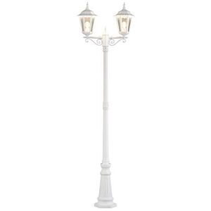 Konstsmide Firenze stojací lampa B: 25 cm H: 63 cm V: 220 cm, 2 x 100 W, IP43 lakovaný hliník, bílá 7234-250 Konstsmide Firenze stojací lampa B: 25 cm H: 63 cm V: 220 cm, 2 x 100 W, IP43 lakovaný hliník, bílá 7234-250