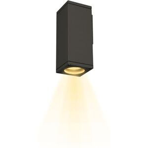 SLV THEO Venkovní lampa pro osvětlení zahrady, terasy, fasády, stěny domu, vstupní prostor, venkovní světlo, venkovní zářič IP44, antracit, GU10 SLV THEO Venkovní lampa pro osvětlení zahrady, terasy, fasády, stěny domu, vstupní prostor, venkovní světlo, venkovní zářič IP44, antracit, GU10