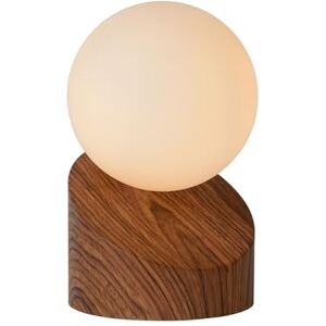 LUCIDE LEN stolní lampa Ø 10 cm 1xG9 vzhled dřeva LUCIDE LEN stolní lampa Ø 10 cm 1xG9 vzhled dřeva