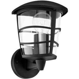 Eglo Venkovní nástěnná lampa Aloria, 1 žárovkové venkovní svítidlo, nástěnné svítidlo z litého hliníku a plastu, barva: černá, objímka: E27, IP44 Eglo Venkovní nástěnná lampa Aloria, 1 žárovkové venkovní svítidlo, nástěnné svítidlo z litého hliníku a plastu, barva: černá, objímka: E27, IP44