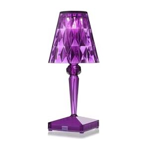 Kartell Baterie, stolní lampa, švestka Kartell Baterie, stolní lampa, švestka