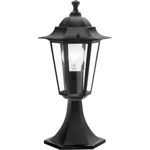 Eglo Venkovní lampa s paticí Laterna 4, 1 plamenné venkovní svítidlo, svítidlo s podstavcem z hliníkové litiny a skla, barva: černá, objímka: E27, IP44 Eglo Venkovní lampa s paticí Laterna 4, 1 plamenné venkovní svítidlo, svítidlo s podstavcem z hliníkové litiny a skla, barva: černá, objímka: E27, IP44