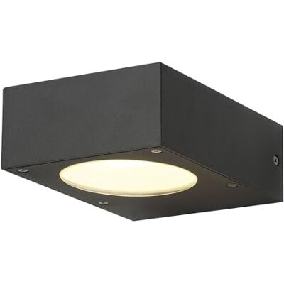 SLV AuáåŸenwandleuch/zrcadlové světlo QUADRASYL WL 15, IP44, GX53 TCR-TSE max. 11 W, hliník, antracitová SLV AuáåŸenwandleuch/zrcadlové světlo QUADRASYL WL 15, IP44, GX53 TCR-TSE max. 11 W, hliník, antracitová