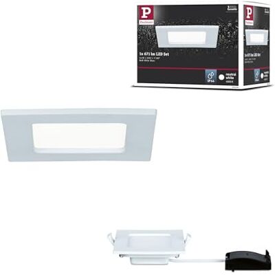 Paulmann LED-BAD-EINBAUPANEL 6 W NW QUAD WEISS Paulmann LED-BAD-EINBAUPANEL 6 W NW QUAD WEISS