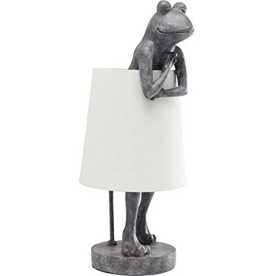 Kare Designová stolní lampa Animal Frog, šedá, 58 x 23 x 29 cm, stolní lampa, lampa na noční stolek, motiv žáby, světelný zdroj není součástí dodávky, obývací pokoj Kare Designová stolní lampa Animal Frog, šedá, 58 x 23 x 29 cm, stolní lampa, lampa na noční stolek, motiv žáby, světelný zdroj není součástí dodávky, obývací pokoj