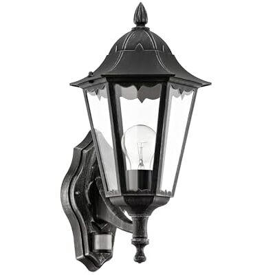 Eglo Venkovní nástěnná lampa Navedo, 1 plamenné venkovní světlo vč. pohybového čidla Eglo Venkovní nástěnná lampa Navedo, 1 plamenné venkovní světlo vč. pohybového čidla
