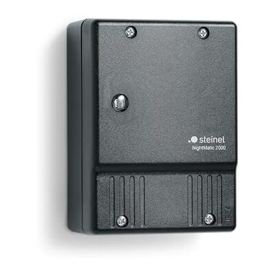 Steinel Soumrakový spínač NightMatic 2000 černý, senzor stmívání pro automatické osvětlení v noci, 3,7 x 7,4 x 9,9 cm Steinel Soumrakový spínač NightMatic 2000 černý, senzor stmívání pro automatické osvětlení v noci, 3,7 x 7,4 x 9,9 cm