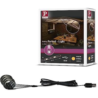Paulmann 94208 Outdoor Mobile Parasol-lighting IP44 3000 K 4 x 0,4 m Světlo na slunečník Dekorační světlo Světelné pásky LED Stripes 94208 Paulmann 94208 Outdoor Mobile Parasol-lighting IP44 3000 K 4 x 0,4 m Světlo na slunečník Dekorační světlo Světelné pásky LED Stripes 94208