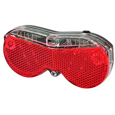 Fischer Baterie LED zadní světlo pro nosič zavazadel, s integrovaným reflektorem, oranžová Fischer Baterie LED zadní světlo pro nosič zavazadel, s integrovaným reflektorem, oranžová