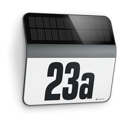 Steinel LED solární svítidlo XSolar LH-N antracitové, stmívací spínač, 1100 mAh Life, vč. osvětleného čísla domu Steinel LED solární svítidlo XSolar LH-N antracitové, stmívací spínač, 1100 mAh Life, vč. osvětleného čísla domu