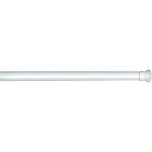 Wenko 19209100 Teleskopická sprchová tyč z hliníku, bílá – 110 cm x 2 cm – 185 cm x 2 cm Wenko 19209100 Teleskopická sprchová tyč z hliníku, bílá – 110 cm x 2 cm – 185 cm x 2 cm