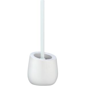 Wenko WC souprava Mod. Badi, koupelnové doplňky z kvalitní keramiky s matným povrchem, vč. WC štětky s Ø 7,5 cm silikonová hlava štětky v černé barvě s nepřilnavým účinkem, Ø 13,5 x 38 cm, bílá Wenko WC souprava Mod. Badi, koupelnové doplňky z kvalitní keramiky s matným povrchem, vč. WC štětky s Ø 7,5 cm silikonová hlava štětky v černé barvě s nepřilnavým účinkem, Ø 13,5 x 38 cm, bílá