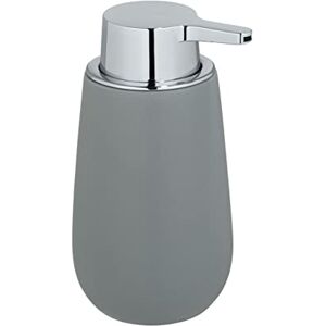Wenko Dávkovač mýdla Mod. Badi, doplňovací dávkovač tekutého mýdla z kvalitní keramiky s matným povrchem, hlava čerpadla z robustního plastu, objem 320 ml, 9,5 x 16 x 8 cm, šedý Wenko Dávkovač mýdla Mod. Badi, doplňovací dávkovač tekutého mýdla z kvalitní keramiky s matným povrchem, hlava čerpadla z robustního plastu, objem 320 ml, 9,5 x 16 x 8 cm, šedý
