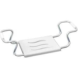 Wenko Bath Seat Secura White Extendable, 120 kg nosnost, plast, 55-65 x 18 x 26 cm, bílá Wenko Bath Seat Secura White Extendable, 120 kg nosnost, plast, 55-65 x 18 x 26 cm, bílá