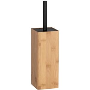 Wenko WC souprava Mod. Padua, držák na WC štětku z bambusu, vč. WC štětky, uzavřené, 10 x 38 x 10 cm, přírodní/černá Wenko WC souprava Mod. Padua, držák na WC štětku z bambusu, vč. WC štětky, uzavřené, 10 x 38 x 10 cm, přírodní/černá