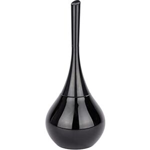 Wenko WC souprava Mod. Volně stojící držák na toaletní štětku s WC štětkou elegantní koupelnové doplňky z vysoce kvalitní keramiky a plastu v černé barvě do koupelny Ø 17 cm x 42,5 cm Wenko WC souprava Mod. Volně stojící držák na toaletní štětku s WC štětkou elegantní koupelnové doplňky z vysoce kvalitní keramiky a plastu v černé barvě do koupelny Ø 17 cm x 42,5 cm