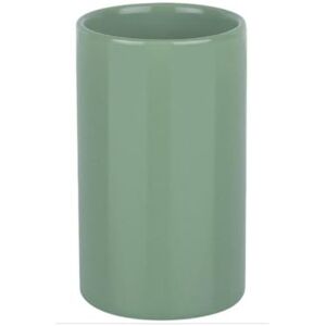 Spirella Pohárek na čištění zubů držák na zubní kartáček keramika tuba 7 x 11,5 cm zelený Spirella Pohárek na čištění zubů držák na zubní kartáček keramika tuba 7 x 11,5 cm zelený