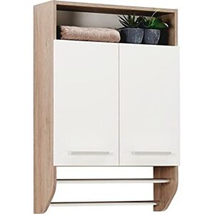 Pelipal Koupelnová závěsná skříňka Quickset 380 v Sanremo dub Terra na šířku, 60 cm široká koupelnová skříňka na ručníky se 2 dveřmi, 2 držáky na ručníky a 1 vkládací police Pelipal Koupelnová závěsná skříňka Quickset 380 v Sanremo dub Terra na šířku, 60 cm široká koupelnová skříňka na ručníky se 2 dveřmi, 2 držáky na ručníky a 1 vkládací police