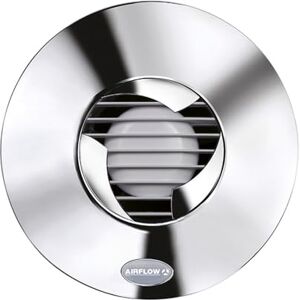 Airflow iCON 15 kryt ventilátoru v elegantním chromu – prémiový design pro moderní koupelnu – Propůjčuje vašemu odvětrávacímu ventilátoru okamžitě vysoce kvalitní vzhled – kompatibilní s iCON 15 Airflow iCON 15 kryt ventilátoru v elegantním chromu – prémiový design pro moderní koupelnu – Propůjčuje vašemu odvětrávacímu ventilátoru okamžitě vysoce kvalitní vzhled – kompatibilní s iCON 15
