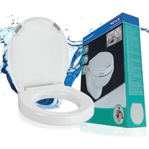 Wenko WC sedátko se zvýšením sedla 5 cm, vysoká zatížitelnost až 200 kg, WC sedátko s automatickým sklápěním, z antibakteriálního duroplastu, se stabilními protiskluzovými pufry, Mod. Secura Comfort Wenko WC sedátko se zvýšením sedla 5 cm, vysoká zatížitelnost až 200 kg, WC sedátko s automatickým sklápěním, z antibakteriálního duroplastu, se stabilními protiskluzovými pufry, Mod. Secura Comfort