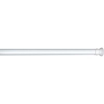 Wenko 19209100 Teleskopická sprchová tyč z hliníku, bílá – 110 cm x 2 cm – 185 cm x 2 cm Wenko 19209100 Teleskopická sprchová tyč z hliníku, bílá – 110 cm x 2 cm – 185 cm x 2 cm