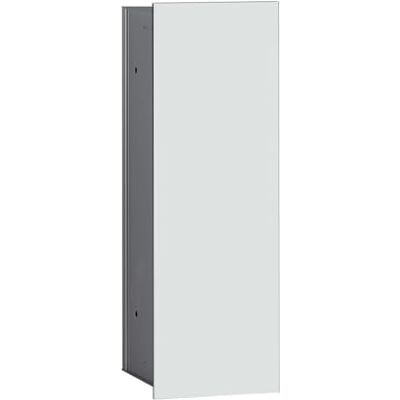 Emco ASIS 2. 0 modul WC štětky pod omítku, prostorově úsporný úložný prostor z vysoce kvalitního hliníku pro WC štětku, s ušlechtilou skleněnou přední částí a držákem na toaletní štětku, optiwhite Emco ASIS 2. 0 modul WC štětky pod omítku, prostorově úsporný úložný prostor z vysoce kvalitního hliníku pro WC štětku, s ušlechtilou skleněnou přední částí a držákem na toaletní štětku, optiwhite