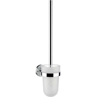 Emco Polo Bürstengarnitur Glasteil satiniert, Chrom Emco Polo Bürstengarnitur Glasteil satiniert, Chrom