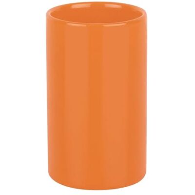 Spirella Pohárek na čištění zubní kartáček keramika tuba 7 x 11,5 cm oranžová Spirella Pohárek na čištění zubní kartáček keramika tuba 7 x 11,5 cm oranžová