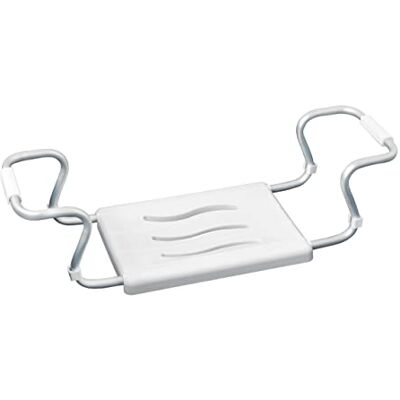 Wenko Bath Seat Secura White Extendable, 120 kg nosnost, plast, 55-65 x 18 x 26 cm, bílá Wenko Bath Seat Secura White Extendable, 120 kg nosnost, plast, 55-65 x 18 x 26 cm, bílá