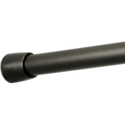 InterDesign iDesign tyč na sprchový závěs (66-107 cm), krátká teleskopická tyč z kovu, vytahovací bez vrtání do sprchy a vany, bronzová barva InterDesign iDesign tyč na sprchový závěs (66-107 cm), krátká teleskopická tyč z kovu, vytahovací bez vrtání do sprchy a vany, bronzová barva