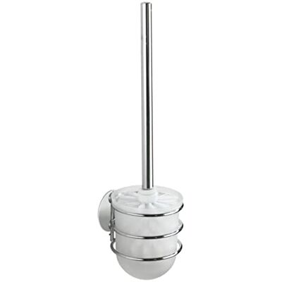 Wenko Turbo-Loc WC souprava držák na WC štětku, otevřený držák na WC štětku, upevnění bez vrtání, 10 x 37,5 x 11,5 cm, chrom Wenko Turbo-Loc WC souprava držák na WC štětku, otevřený držák na WC štětku, upevnění bez vrtání, 10 x 37,5 x 11,5 cm, chrom