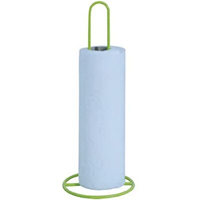 MSV Küchenrollenhalter aus Stahl in grün, 31.5x12x12 cm MSV Küchenrollenhalter aus Stahl in grün, 31.5x12x12 cm