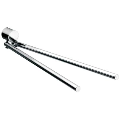 Emco Rondo 2 držák na ručníky chrom, tyč na ručníky 2ramenná, otočná, pro montáž na stěnu, délka 464 mm 45500146, stříbrný Emco Rondo 2 držák na ručníky chrom, tyč na ručníky 2ramenná, otočná, pro montáž na stěnu, délka 464 mm 45500146, stříbrný