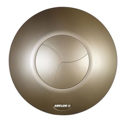 Airflow iCON 15 kryt ventilátoru v elegantním pískovci (zlatý) – designový vzhled do koupelny – vhodné pro odvětrávací ventilátor iCON 15 Airflow iCON 15 kryt ventilátoru v elegantním pískovci (zlatý) – designový vzhled do koupelny – vhodné pro odvětrávací ventilátor iCON 15