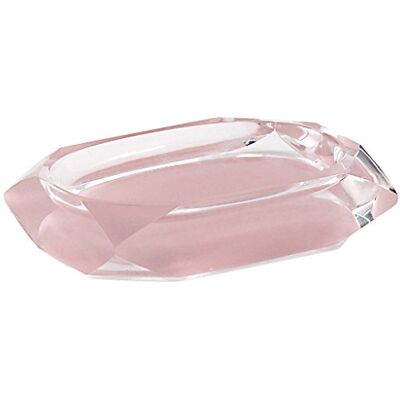 Gedy Chanelle Seifenschale, Harz, Rosa, 7,8 x 12 x 2,8 cm Gedy Chanelle Seifenschale, Harz, Rosa, 7,8 x 12 x 2,8 cm