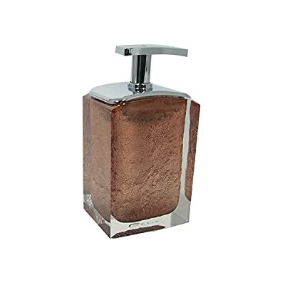 Gedy Seifenspender, Kunstharz, Braun, 6,2 x 8 x 15,5 cm Gedy Seifenspender, Kunstharz, Braun, 6,2 x 8 x 15,5 cm