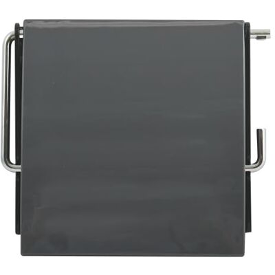 MSV Wand-Toilettenpapierhalter PS & Chromstahl Anthrazitgrau MSV Wand-Toilettenpapierhalter PS & Chromstahl Anthrazitgrau