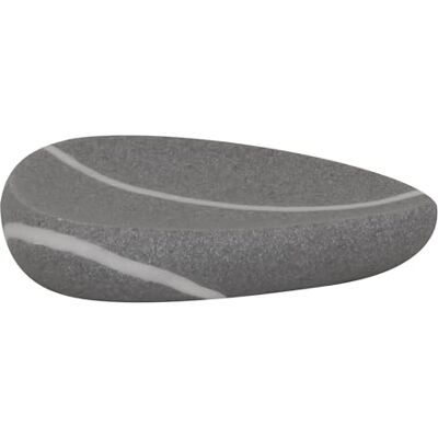 MSV Miska na mýdlo vzhled kamene dekorativní vybavení koupelna miska na mýdlo Zen Rozměry: 12 x 10 x 2 cm MSV Miska na mýdlo vzhled kamene dekorativní vybavení koupelna miska na mýdlo Zen Rozměry: 12 x 10 x 2 cm