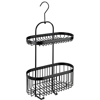 Wenko Regál do sprchy Bad-Caddy Classic Plus Black, nástěnný koš s vysoce kvalitní ochranou proti korozi, 26,5 x 47 x 12,5 cm, černý Wenko Regál do sprchy Bad-Caddy Classic Plus Black, nástěnný koš s vysoce kvalitní ochranou proti korozi, 26,5 x 47 x 12,5 cm, černý