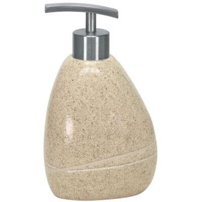 Kleine Wolke Dávkovač mýdla Stones pískově béžová Kleine Wolke Dávkovač mýdla Stones pískově béžová