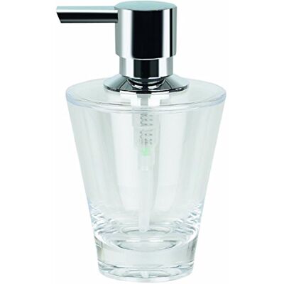 Spirella Dávkovač mýdla Max Light s pumpou dávkovač tekutého mýdla keramika 250 ml dlouhotrvající a robustní průhledný Spirella Dávkovač mýdla Max Light s pumpou dávkovač tekutého mýdla keramika 250 ml dlouhotrvající a robustní průhledný
