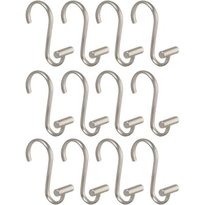 InterDesign iDesign 76752EU T-Balken Duschvorhanghaken 12 Stück, satiniert InterDesign iDesign 76752EU T-Balken Duschvorhanghaken 12 Stück, satiniert