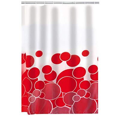 RIDDER Sprchový závěs Textil Kani červený 180x200 cm RIDDER Sprchový závěs Textil Kani červený 180x200 cm