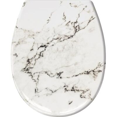 Kleine Wolke 1843901075 Marble WC sedátko, duroplast, antracit, 37 x 45 x 5 cm Kleine Wolke 1843901075 Marble WC sedátko, duroplast, antracit, 37 x 45 x 5 cm